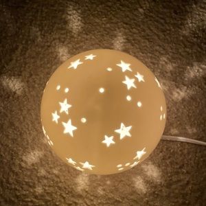 White star night light